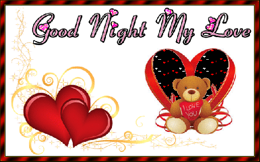 Good Night My Love GIF Kiss