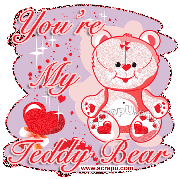 Youre My Teddy Bear Glitter