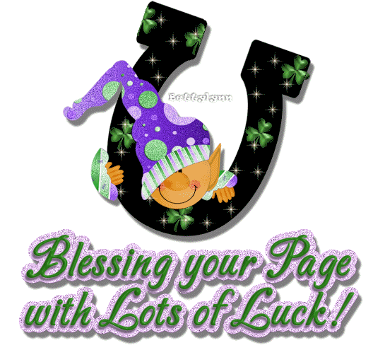 Best Of Luck Glitter Gif3