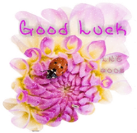 Best Of Luck Glitter Gif6