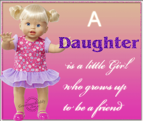 Daughter's Day Glitter Gif4