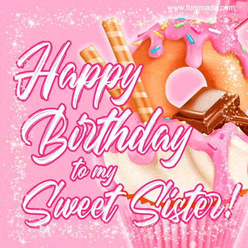 Animated Happy Birthday To Sister Gif10