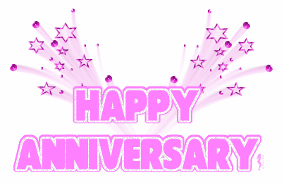 Happy Anniversary Glitter