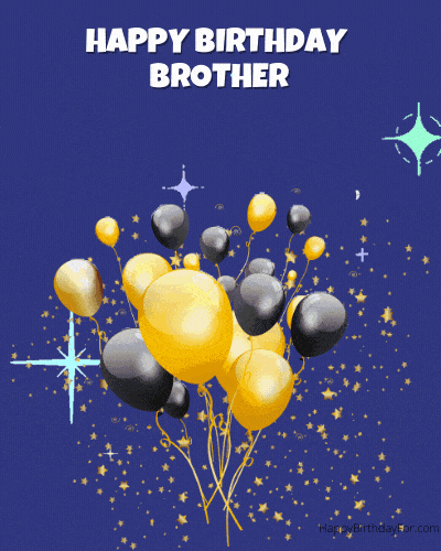 Happy Birthday Gif For Brother Cards