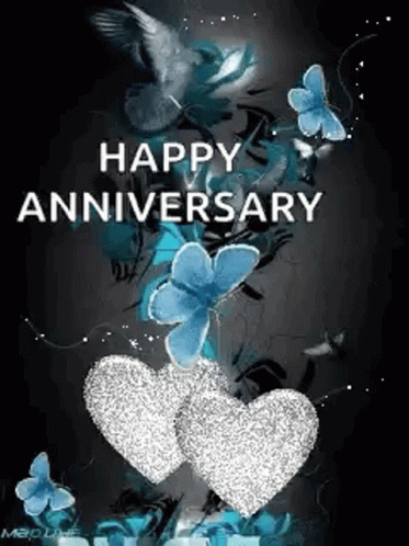 Happy Anniversary Glitter Gif6
