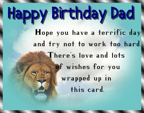 Happy Birthday Father Glitter Gif4