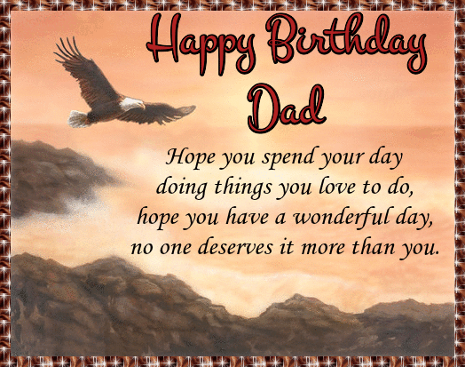Happy Birthday Father Glitter Gif5