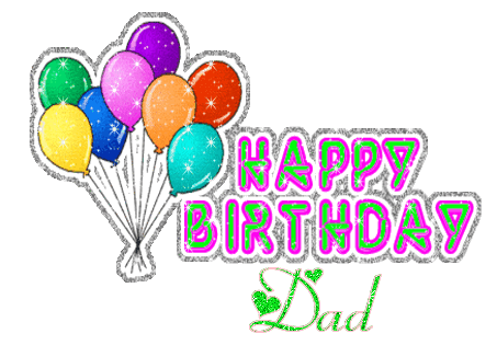 Happy Birthday Father Glitter Gif8