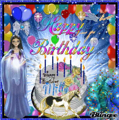 Happy Birthday Sister Glitter Gif6