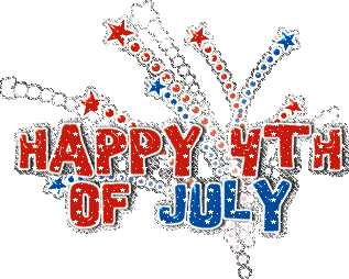 2020 Happy 4th Of July Glitter Animation