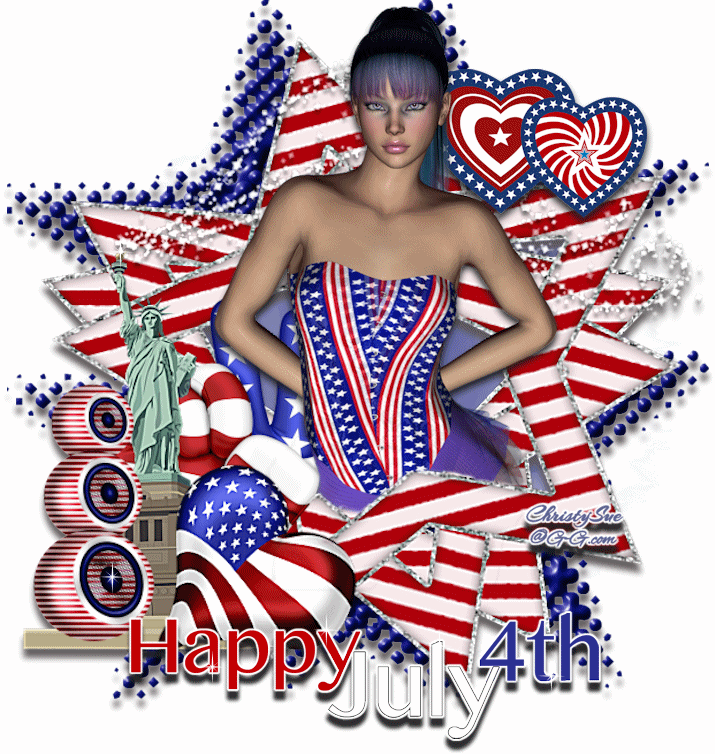 Happy 4th Of July Glitter Gif6