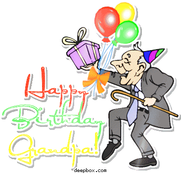 Happy Birthday Grandpa Glitter Gifs 1