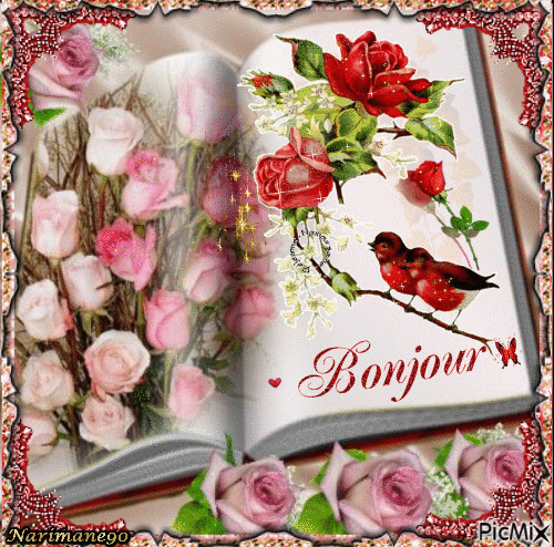 Hi Bonjour Glitter Gifs 7