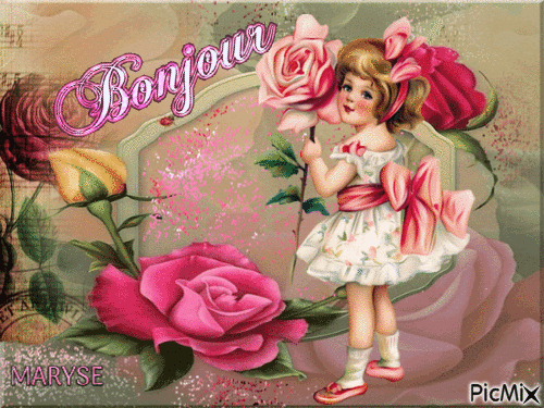 Hi Bonjour Glitter Gifs 8